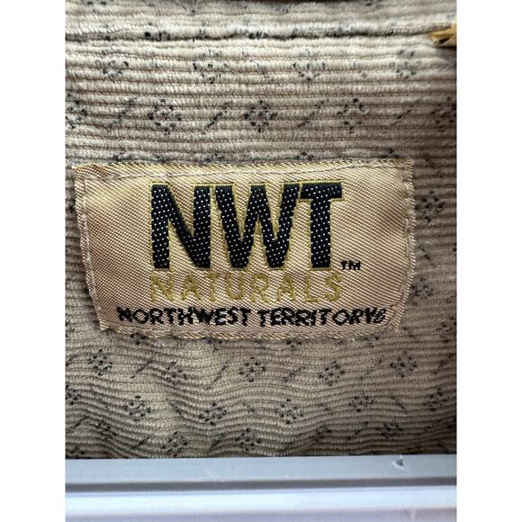 Northwest Territory Shirt Size Small NWT Naturals Mens Button Up Brown Corduroy - Picture 6 of 13